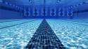 Swimming pools underwater wallpaper
