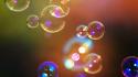 Bubbles macro wallpaper