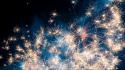 New year artistic celebration fireworks wallpaper